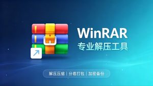 电脑解压压缩必装：WinRAR 搞定 rar/zip/7z 各种压缩包